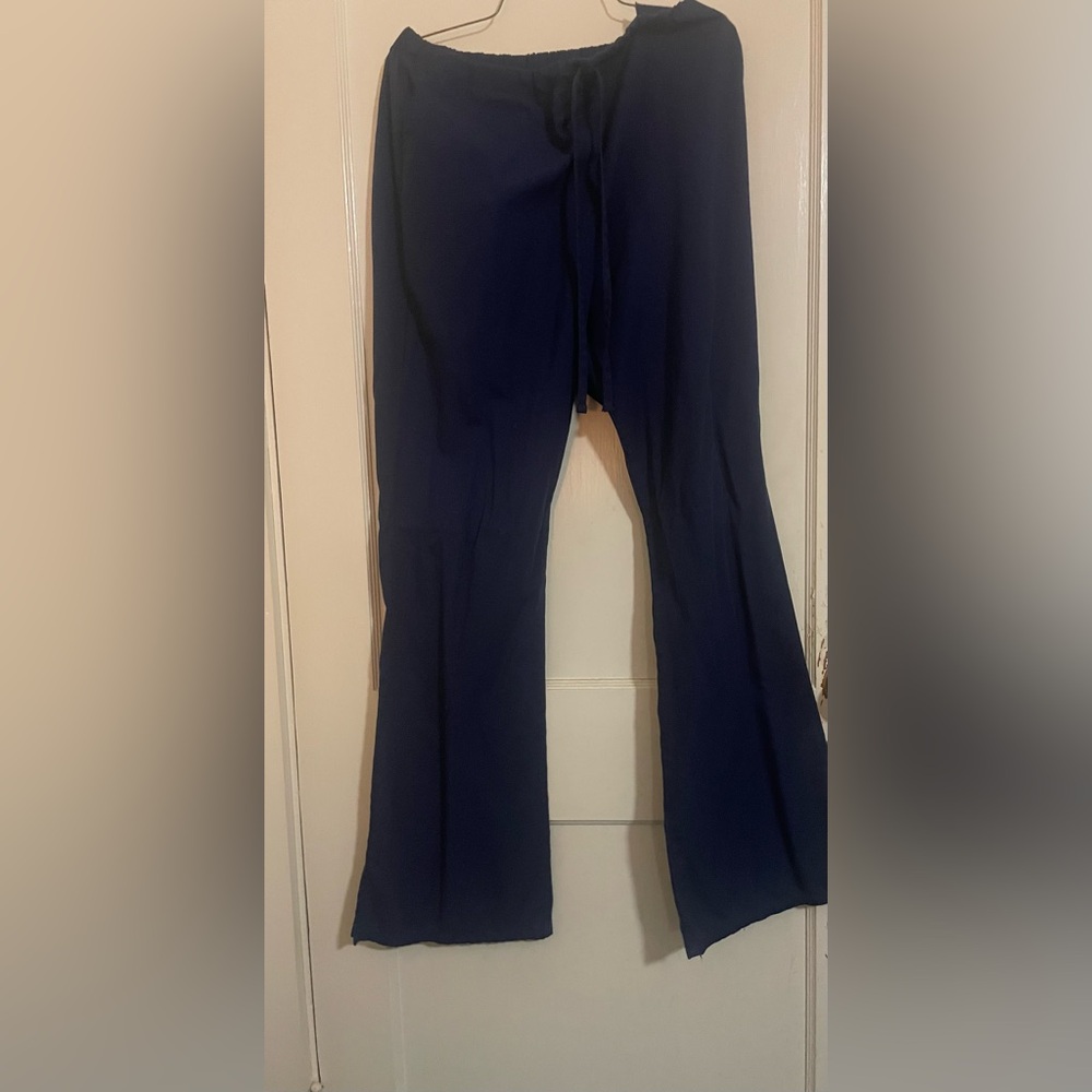 Cherokee Scrub pants. Dark blue size large